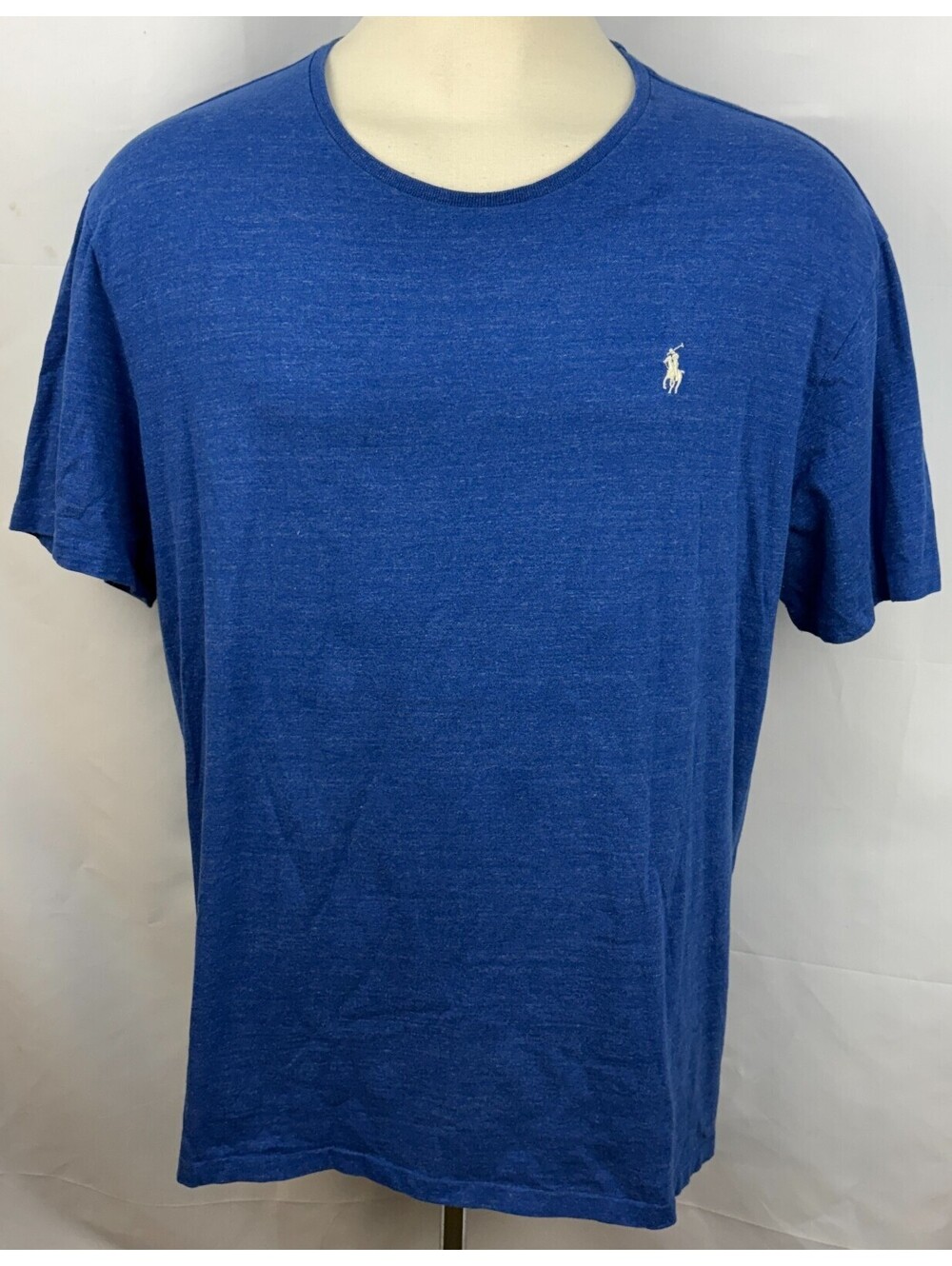 Polo Ralph Lauren Men's 2XL Logo Blue Crewneck T-Shirt